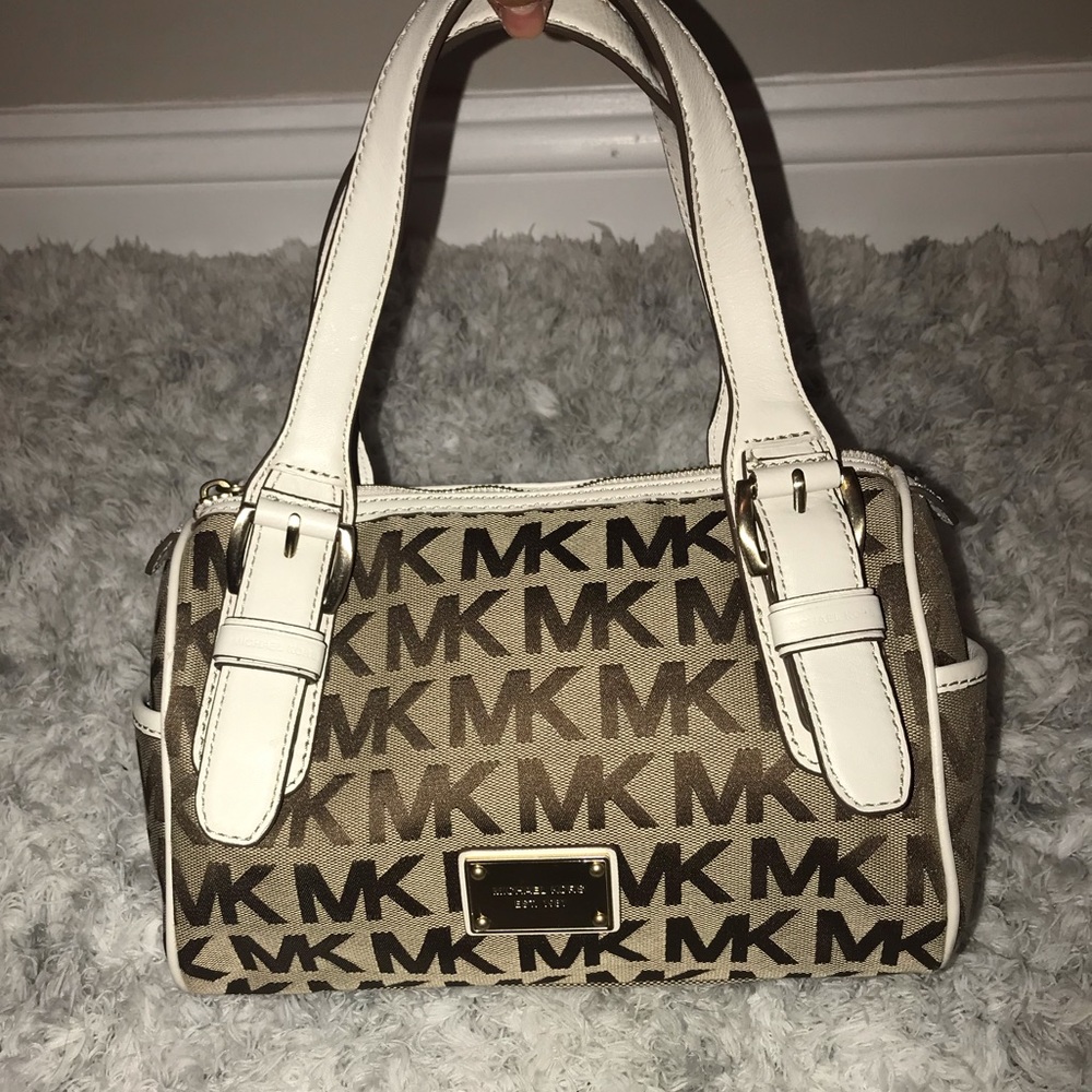 Authentic Michael Kors Signature Jacquard handbag